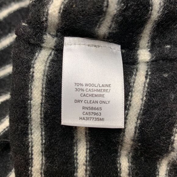 Halogen Womens Tunic Sweater Cashmere Wool Blend Luxuriously Soft Striped XS - Picture 6 of 6